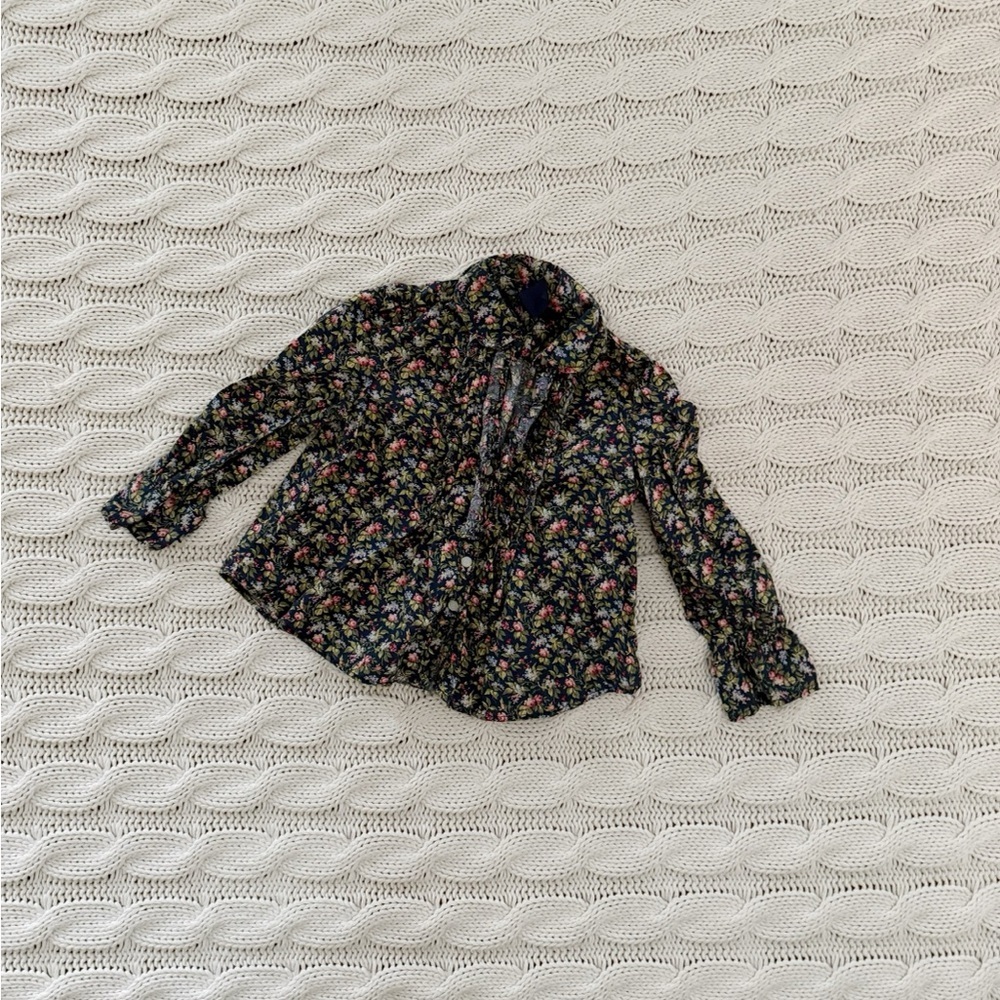 Ralph Lauren Kids Floral Button Down Shirt - Picture 1 of 3
